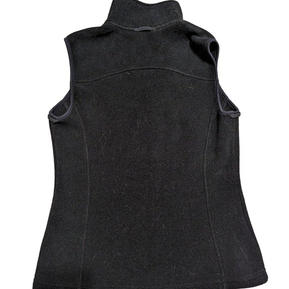 Eddie Bauer Women's Black Fleece Vest - Polartec Zip Up w/Pockets Size Small - Picture 10 of 11